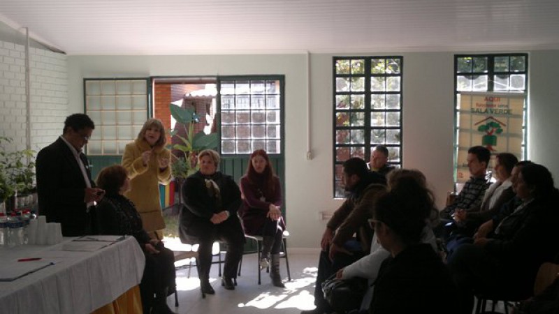 Diretora Presidente da FADERS Marli Conzatti na cerimônia de inauguração do espaço Sala Verde no Cazon. Foto: Divulgação