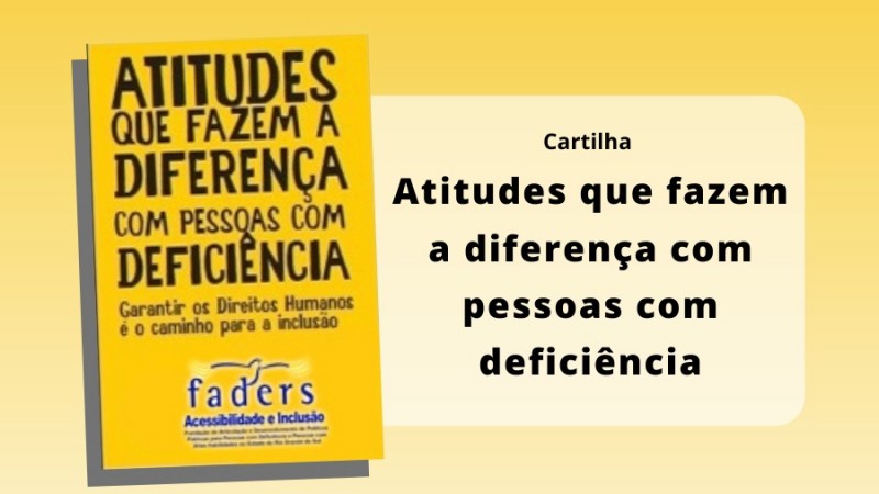 Cartilha Atitudes que fazem a diferença