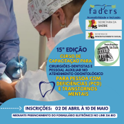 Curso de Capacitação para Dentistas e auxiliares no atendimento odontológico para PcD e transtornos mentais