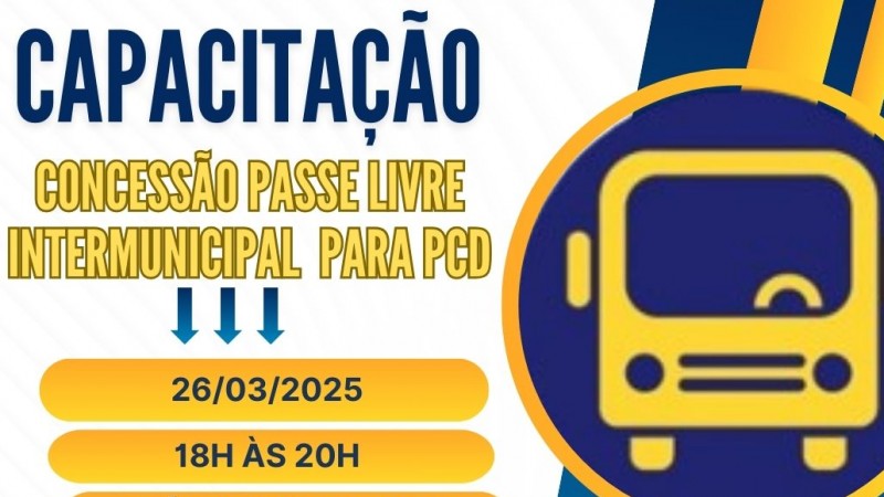 : CAPACITAÇÃO CONCESSÃO PASSE LIVRE INTERMUNICIPAL PARA PCD- 26/03/2025 DAS 18H ÀS 20H NO SALÃO DE ATOS DA URCAMP CAMPUS SANTANA DO LIVRAMENTO - PÚBLICO ALVO O PROFISSIONAIS QUE ATUAM NO CRAS DA REGIÃO FRONTEIRA OESTE E SECRETARIAS DE ASSISTÊNCIA SOCIAL - INSCRIÇÕES PELO QR CODE PI SITE DA FADER WWW.FADERS.RS.GOV.BR