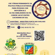 Card de Divulga&ccedil;&atilde;o F&oacute;rum Cachoeira do Sul