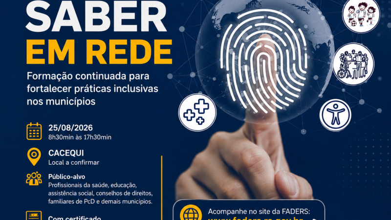 CARD COM FUNDO EMN AZUL COM AS INFORMA&Ccedil;&Otilde;ES SOBRE O PROGRAMA SABER EM REDE QUE ACONTECE EM CACEQUI DIA 25/08 SEM L&Ccedil;OCAL DEFINIDO AINDA...ACOMPANHE PARA TR MAIS INFORMA&Ccedil;&Otilde;ES...O CURSOP TEM CERTIFICADO E &Eacute; GRATUITO.